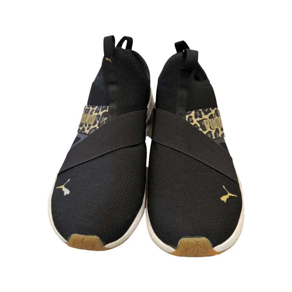 PUMA Better Foam Slip-On Sneakers Leopard Black Women’s 11